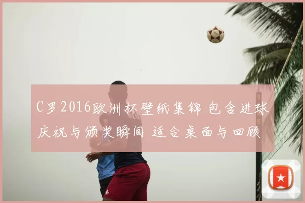 C罗2016欧洲杯壁纸集锦 包含进球庆祝与颁奖瞬间 适合桌面与回顾